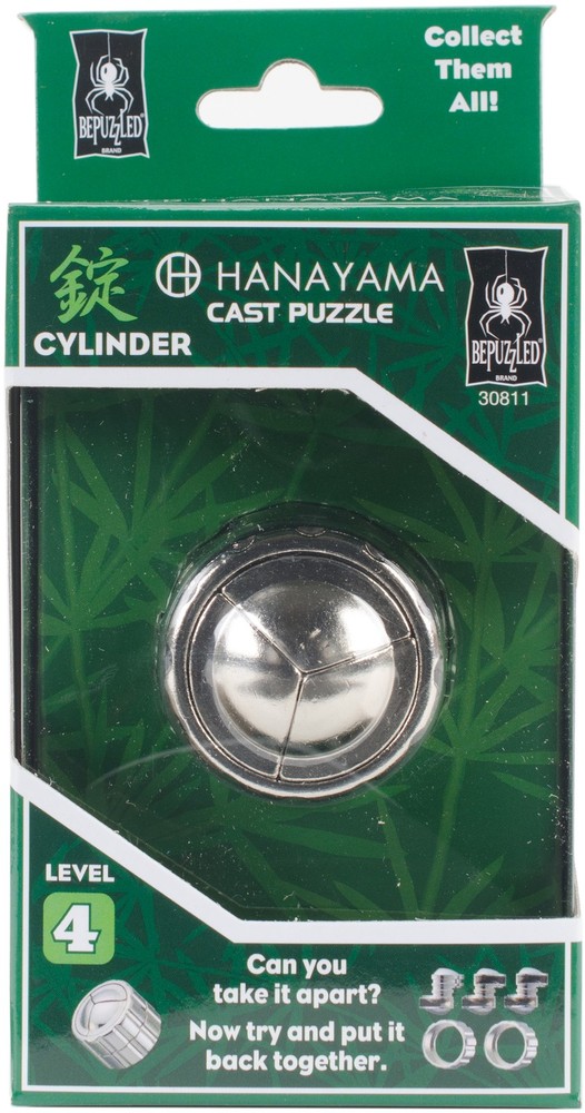 BePuzzled Hanayama Cast Puzzle-Cylinder Level 4