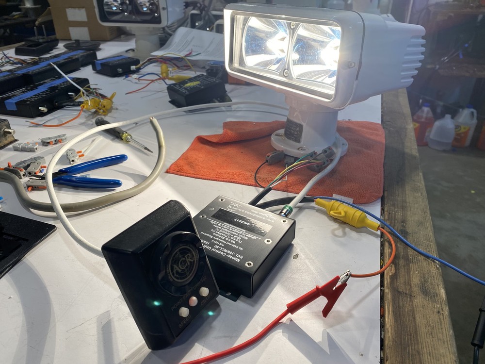 ACR RCL-100D 12V Remote Control Searchlight, Point Pad & Master control Unit