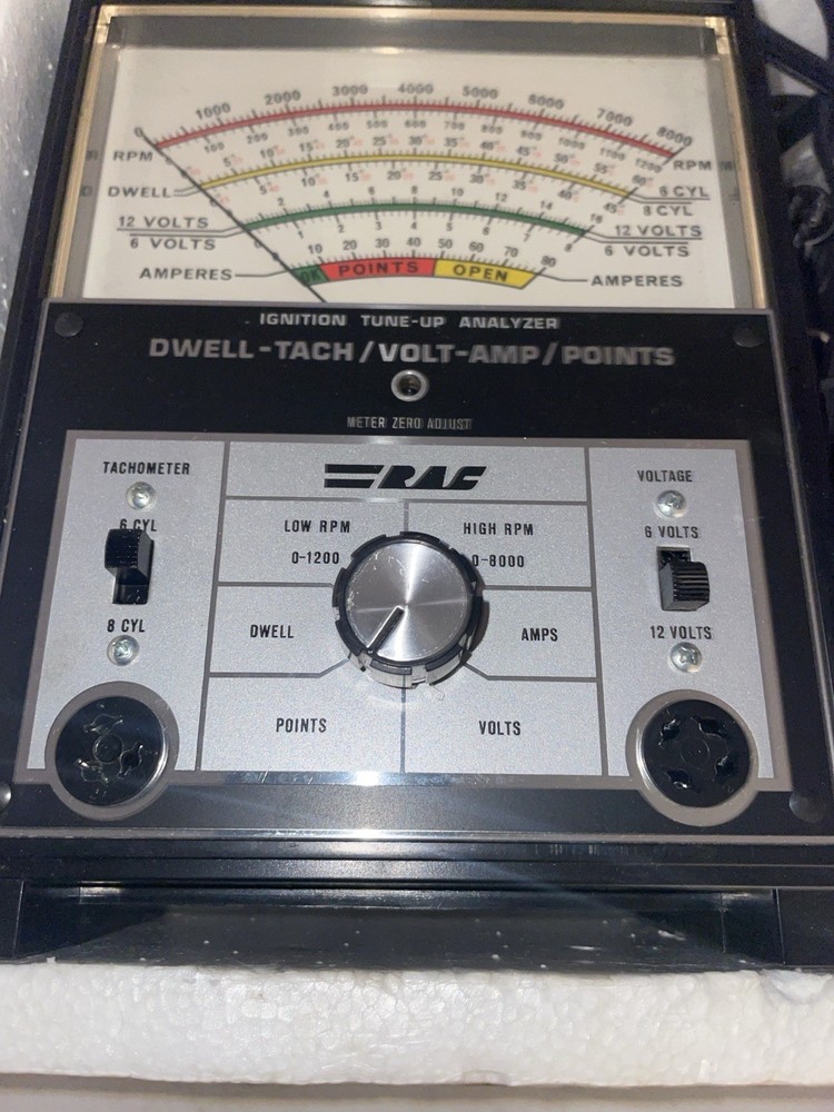 RAC Model# 566 Ignition Tune-up Analyzer With Box