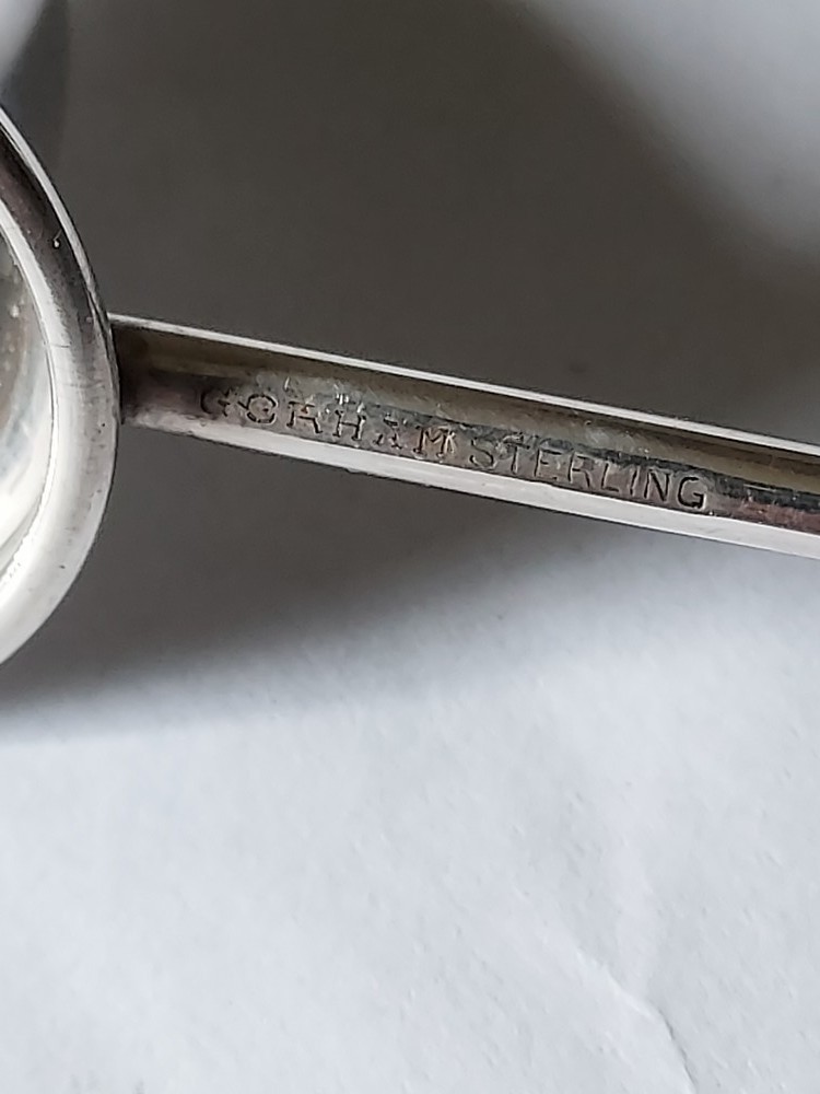 Vintage Gorham Sterling Silver Chantilly Candle Snuffer, 9 1/2", Original Tag