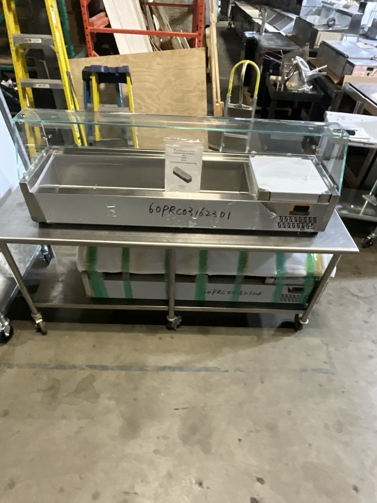 Preprite Prc60 5' Self Contained Refrigerated Condiment Rail