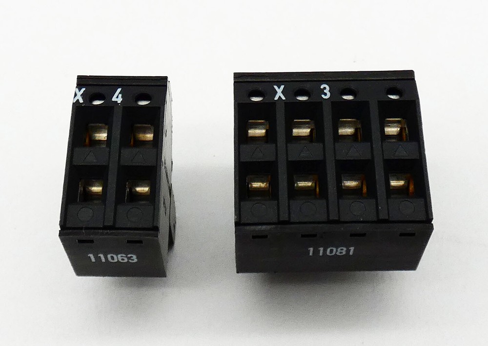 2x Pilz 751016 Set4 Spring Terminals Spring Loaded Clamp -Unused-