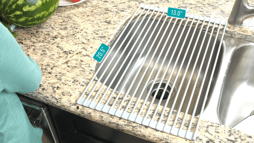 Kitchenware drying rack Multiple Colors,Metal,grey,New,Easy to use and durable