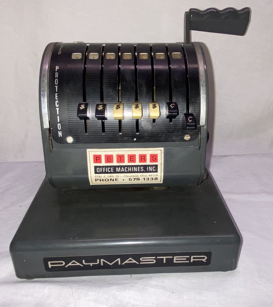 Vintage Paymaster X-550 Check Printer