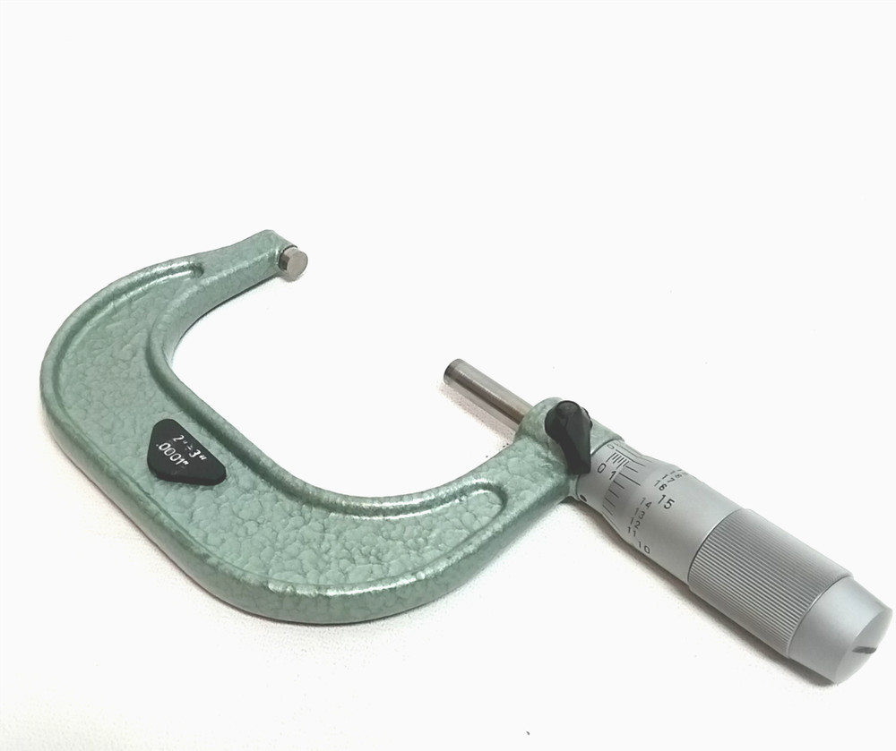 Sandvik OUTSIDE MICROMETER with friction thimble-carbide 2’-3’ .0001