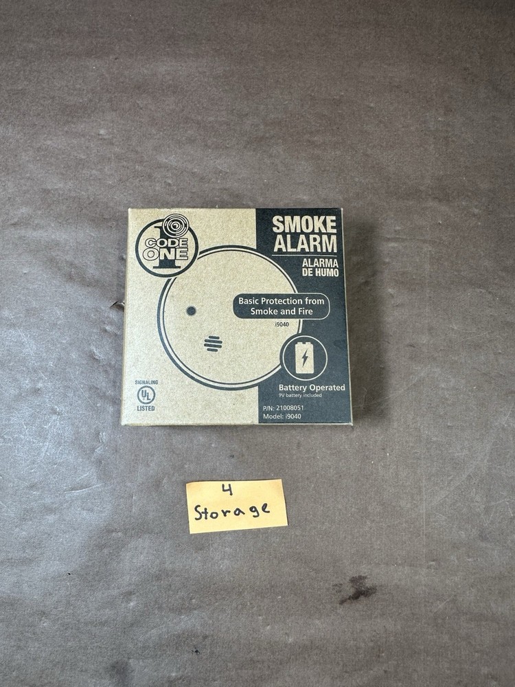 Code One Model i9040  Smoke Alarm. Ships Fast!