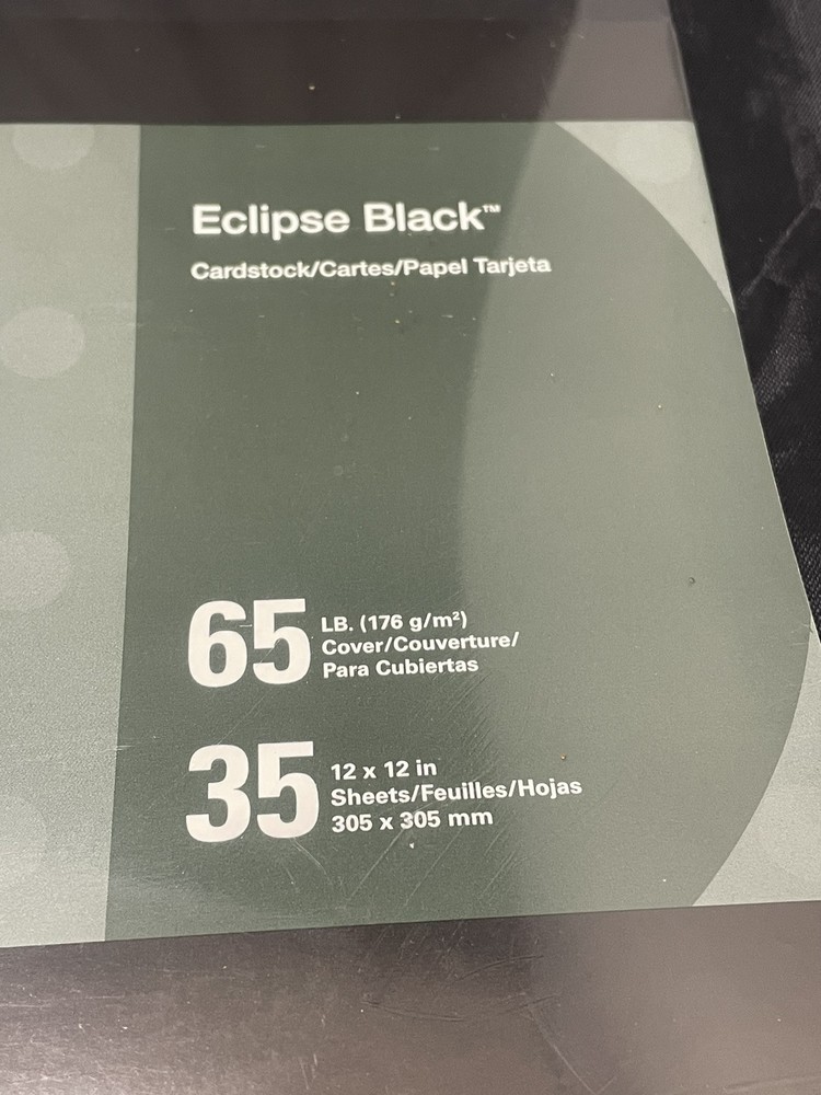 Wausau Creative Collection Classics Cardstock Starter Kit, 12X12 Eclipse Black