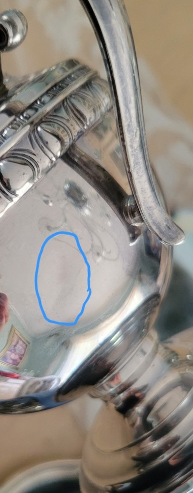 Mayfair By Rogers Bros Silverplated Coffee/Teapot Set & Leonard Servg Tray