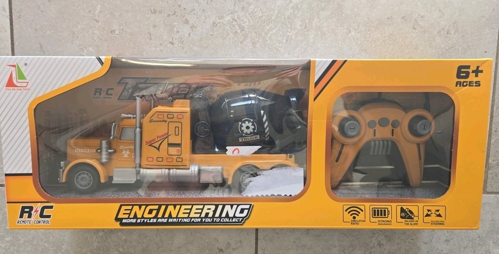 R/C Cement Construction Truck Ages 6+ Remote Control