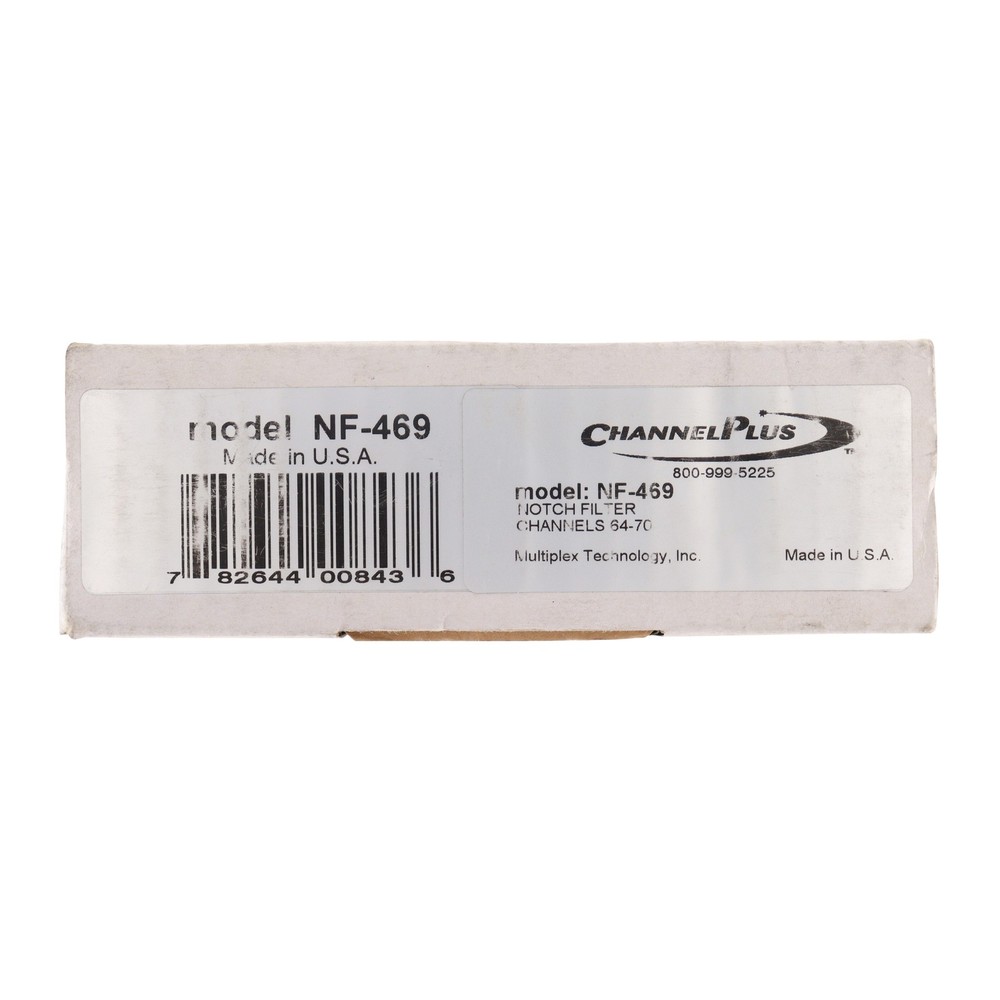 CHANNEL PLUS NF-469 LINEAR NOTCH FILTER, CHANNELS 64-70