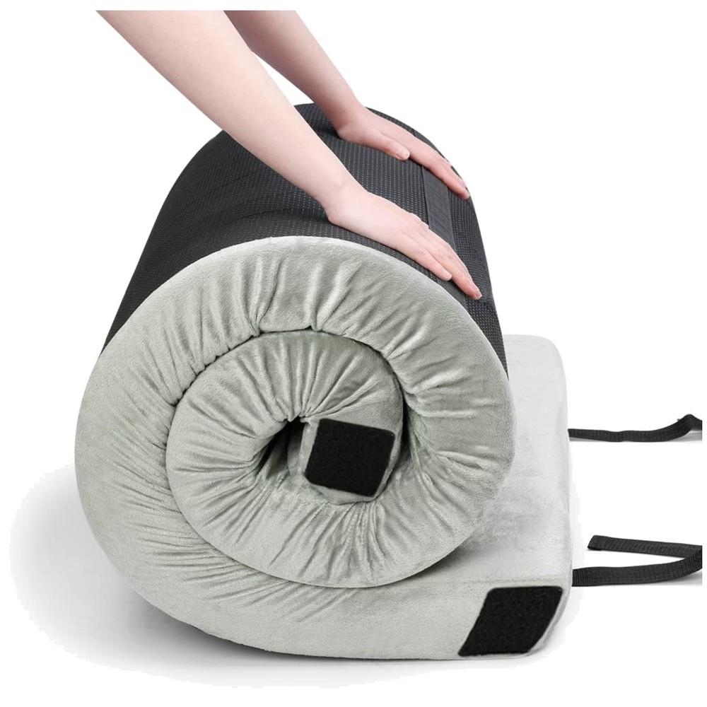 Portable Memory Foam Camping Mattress with 2 Covers