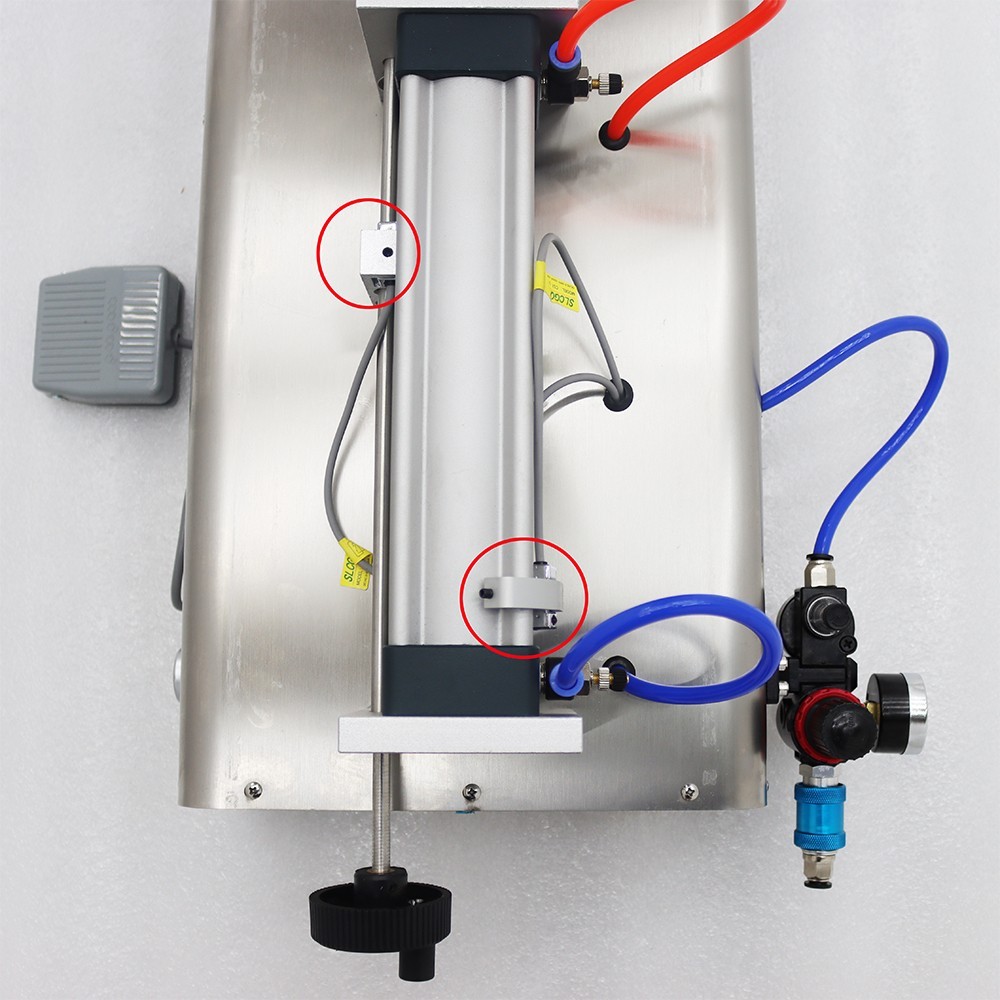 Pneumatic Stainless Paste Liquid Heating Filling Machine Single Nozzle100-1000ml