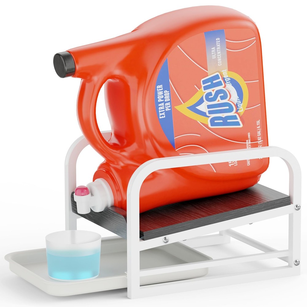 Laundry Detergent Holder Liquid Laundry Detergent Riser and Stand, Liquid Det...