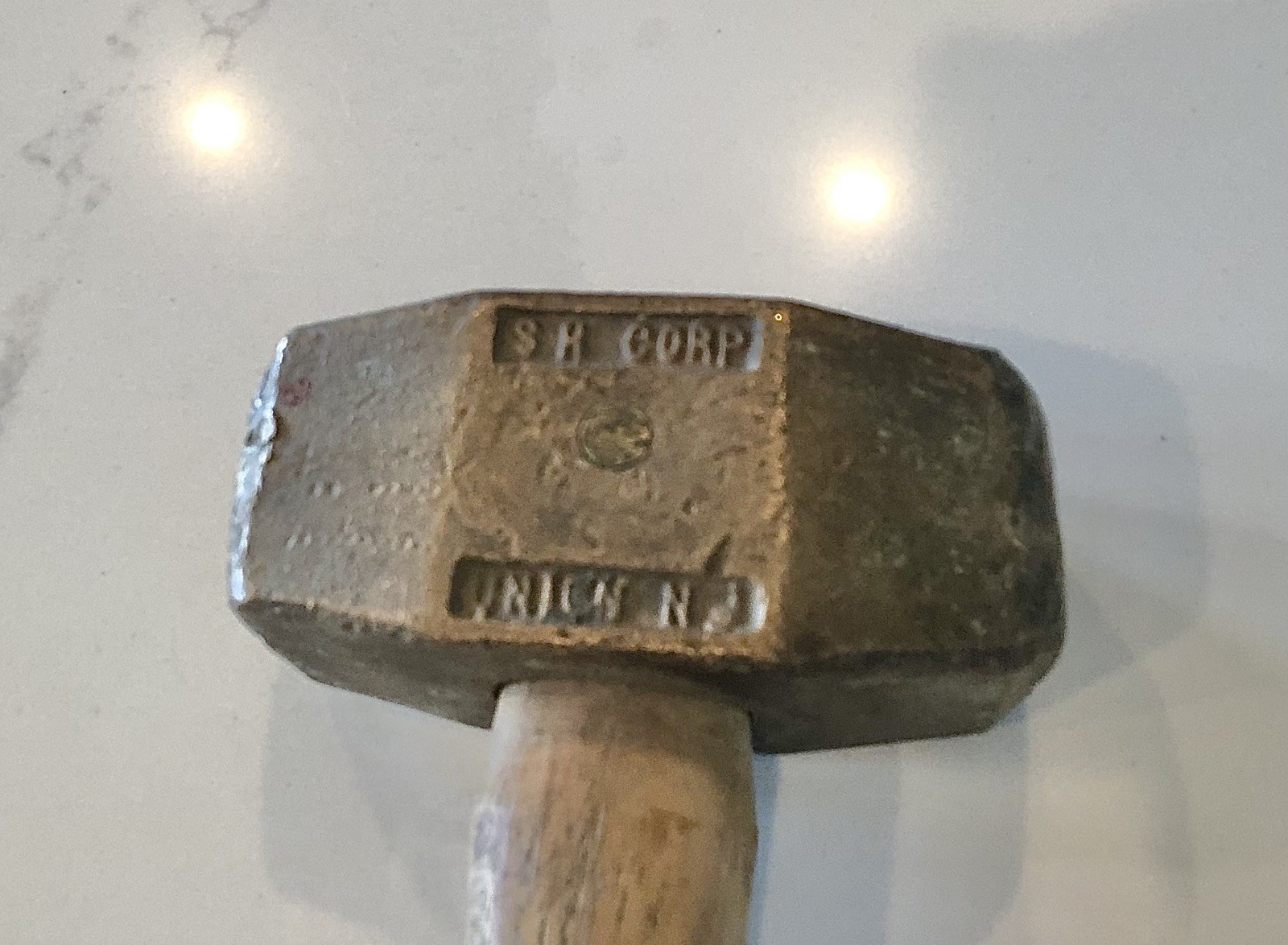 Vintage WWII era Victory Safety Hammer Corp No. 2 brass hammer, Antique Hammer