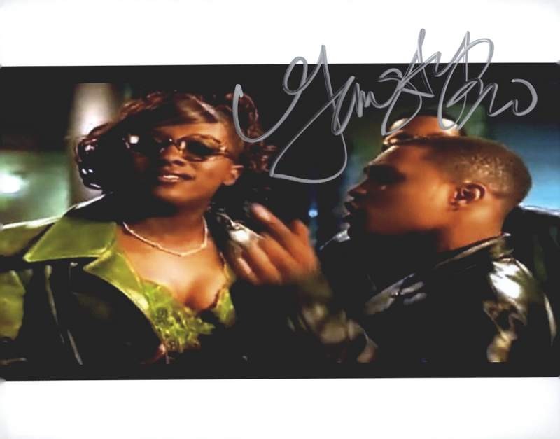 Three Six Mafia Gangsta Boo signed rap 8x10 photo W/Certificate Autographed 0466