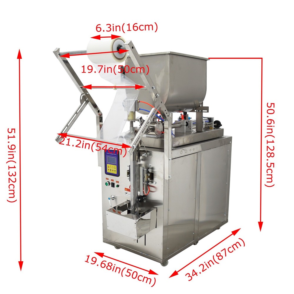 Heavy Duty 30-300ml Automatic Quantitative Filling Machine with Mixing Hopper