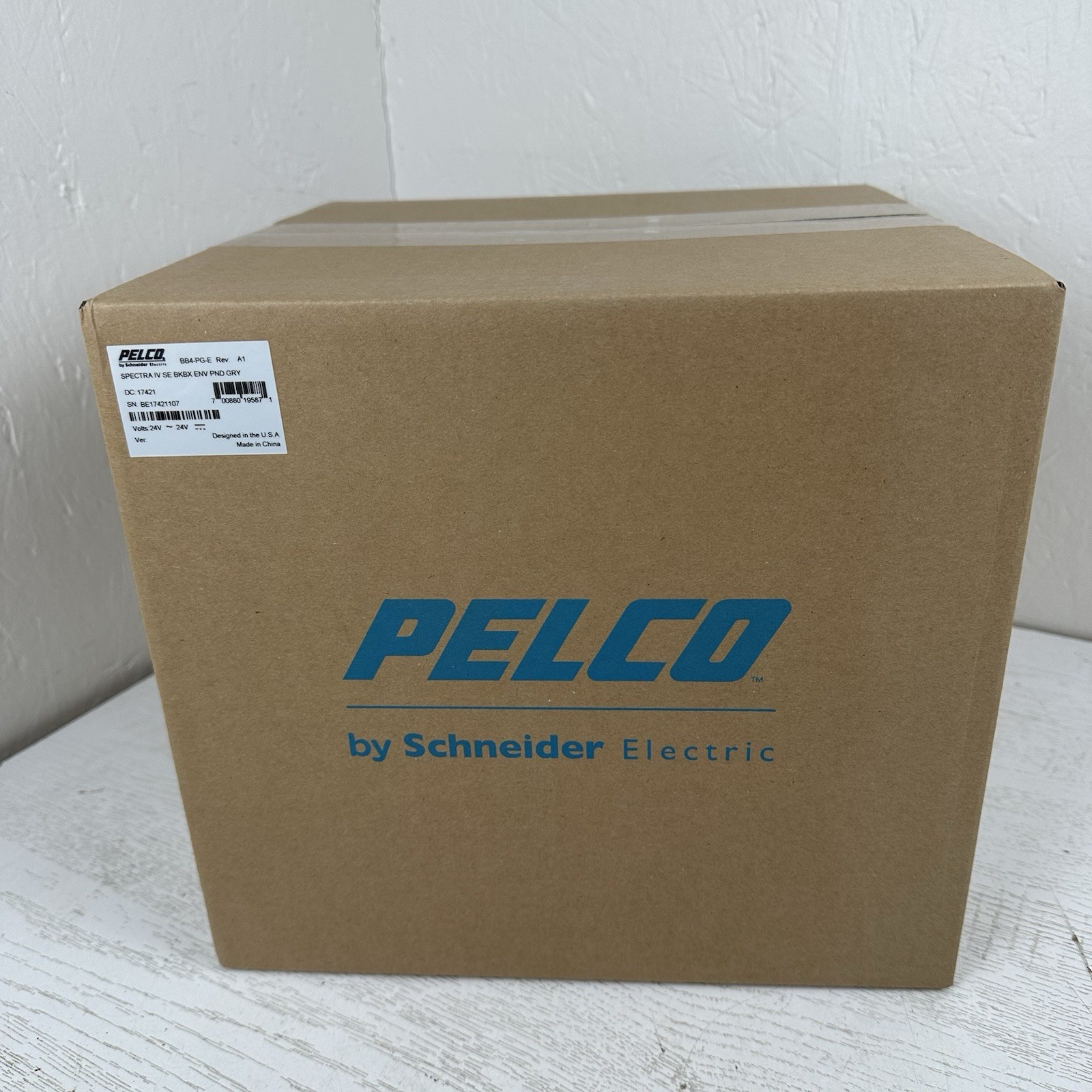 Pelco BB4-PG-E Spectra IV SE Environmental Black Box Pendant Mount Gray