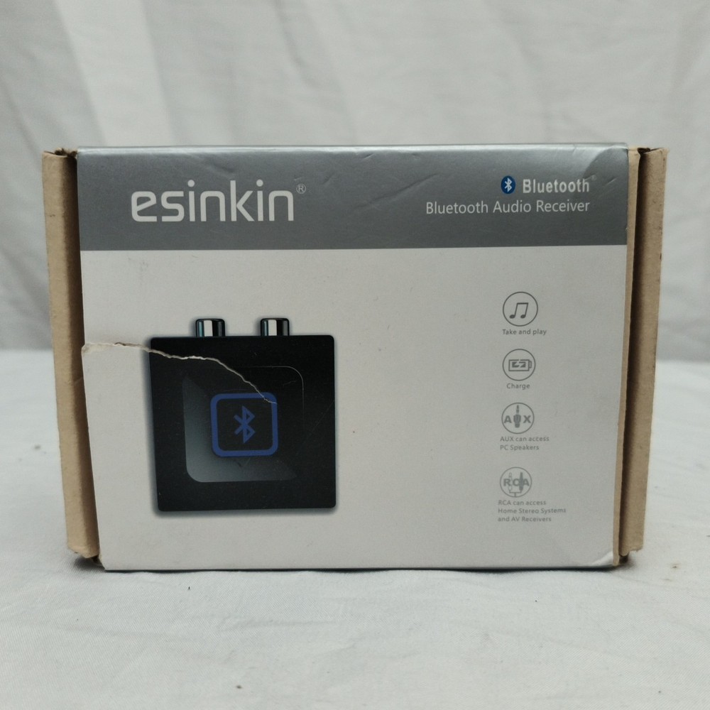Esinkin Wireless Bluetooth Audio Receiver for Music Streaming Sound System