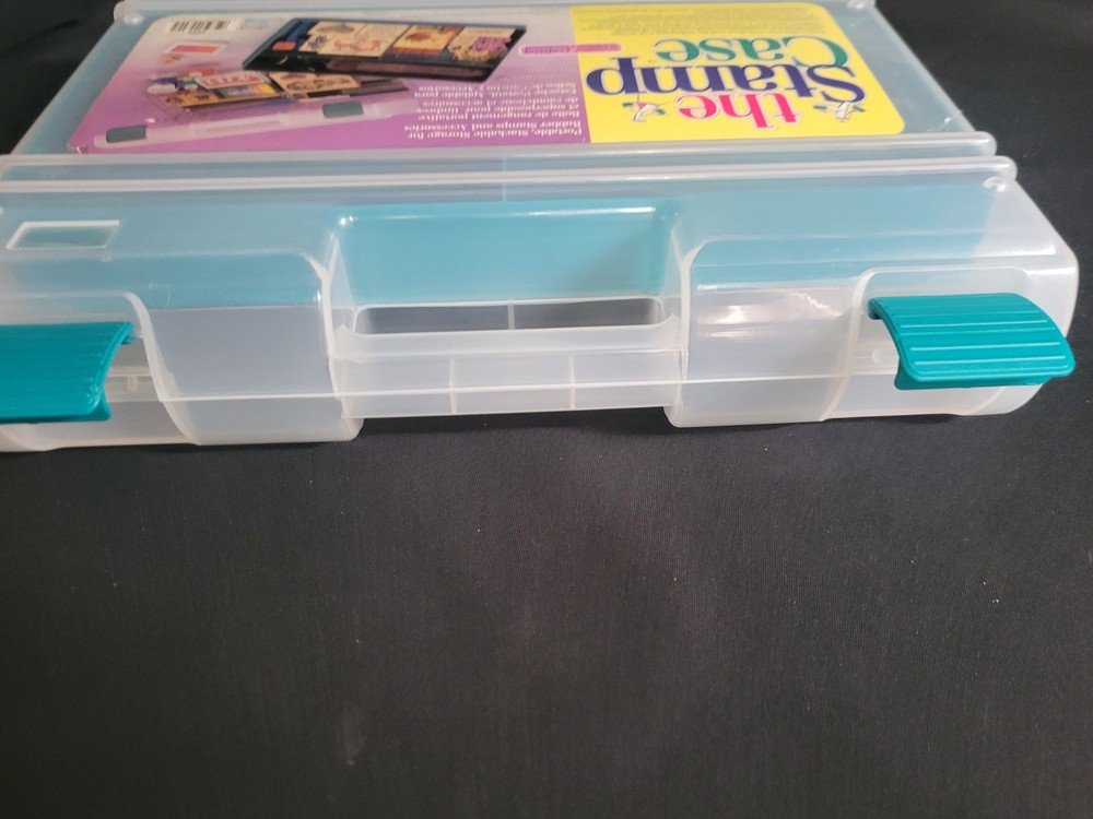 Craftstor Portable Stackable Case Box For Rubber Stamps And Accessories Crafts