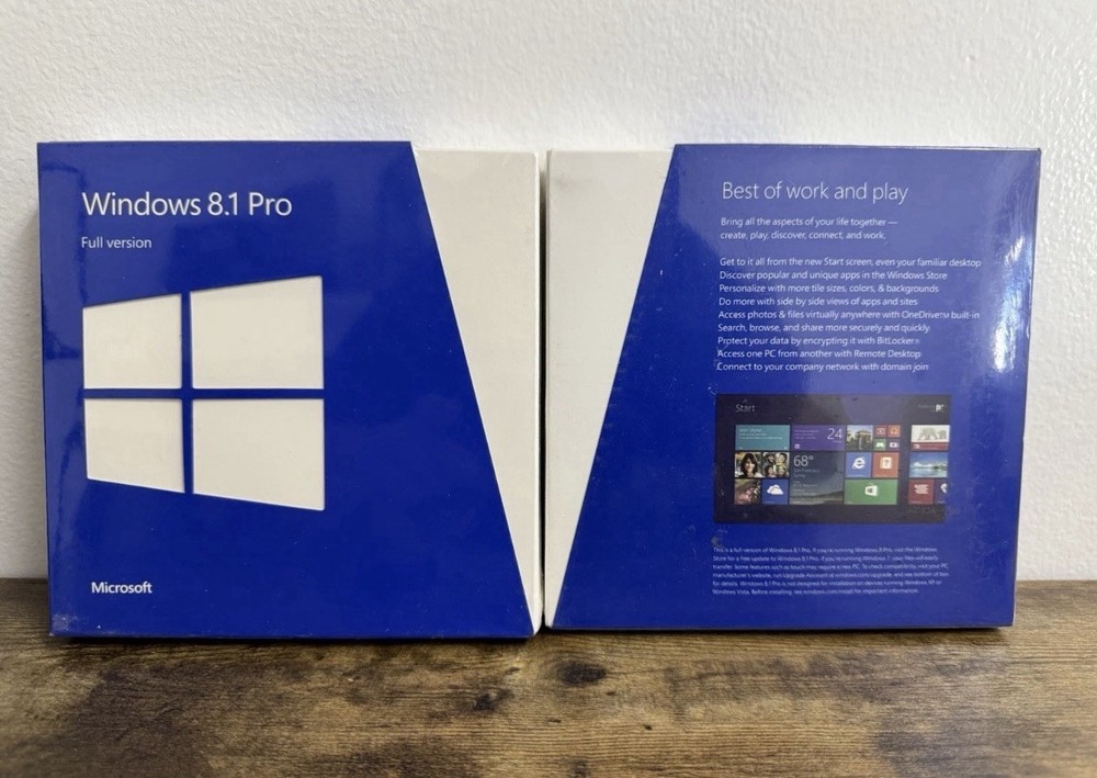 Microsoft Windows 8.1 Pro Full Version for Windows - FQC-06913