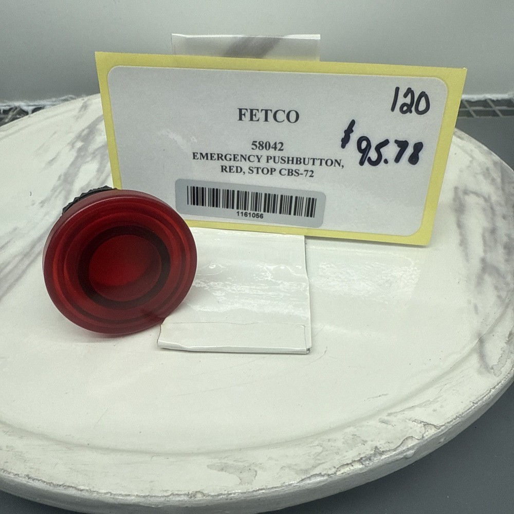 (NEW) Emergency Red Pushbutton Stop CBS-72 Part # 58042