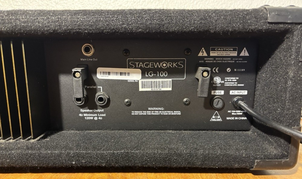 STAGEWORKS LG-100 Powered Mixer 100 Watts
