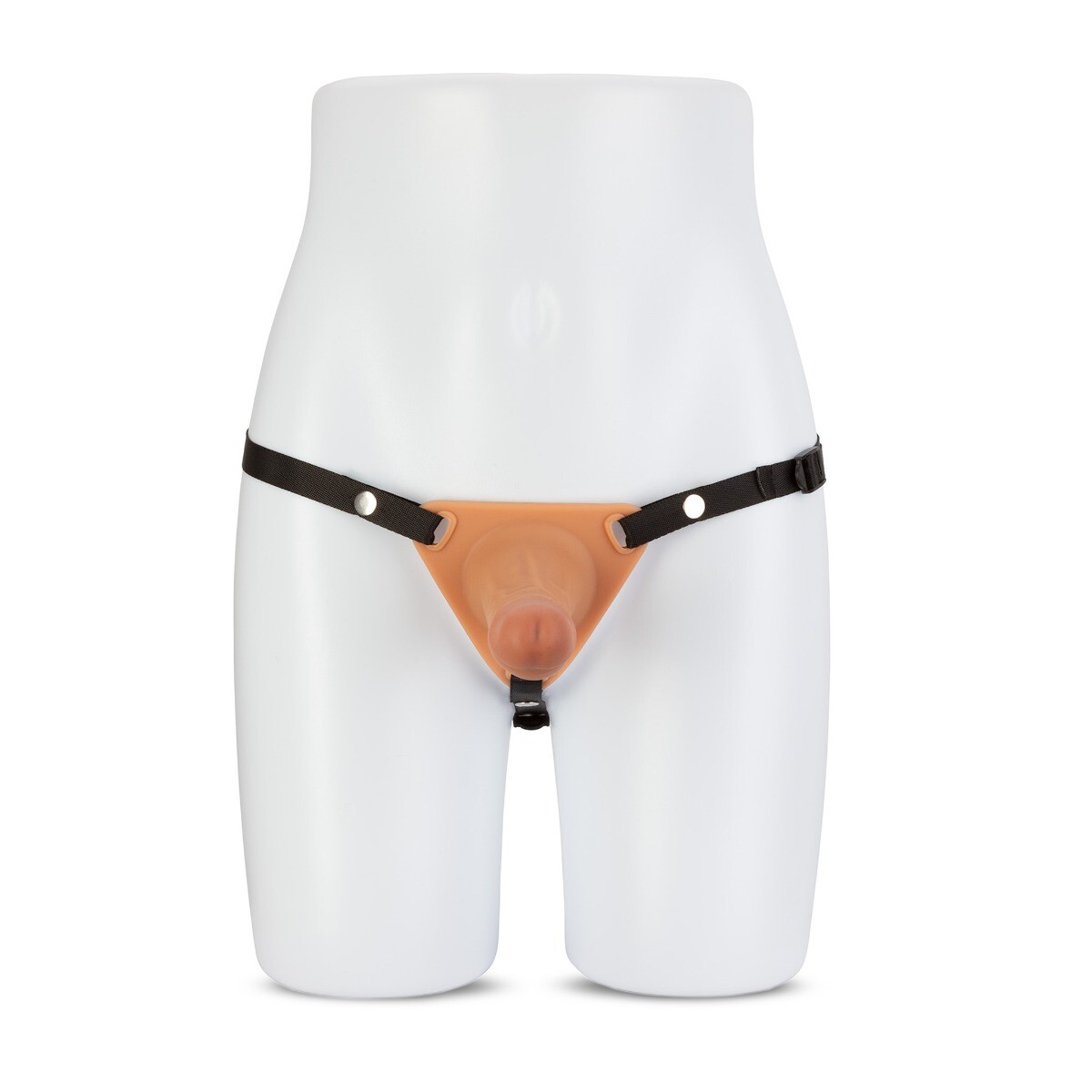 6.5" Silicone Male Hollow Strap on Dildo Penis Extension Extender for Men