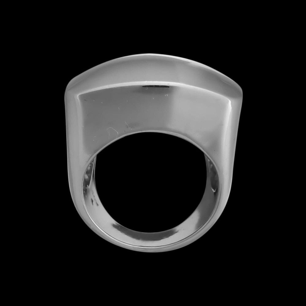 High Polish Square Dome Ring