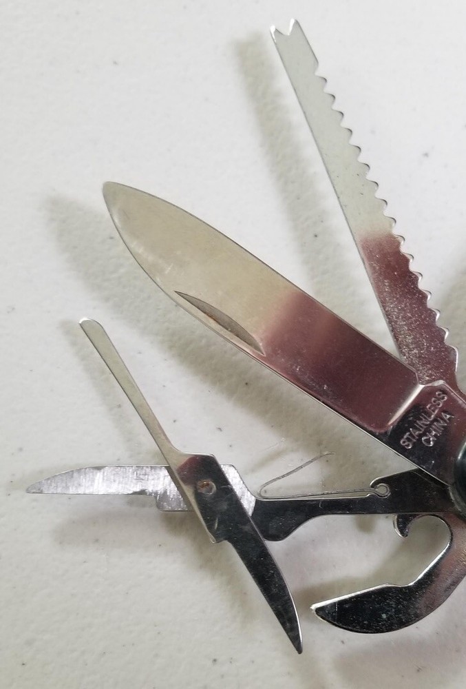 MULTI-PURPOSE FOLDING STAINLESS STEEL KNIFE