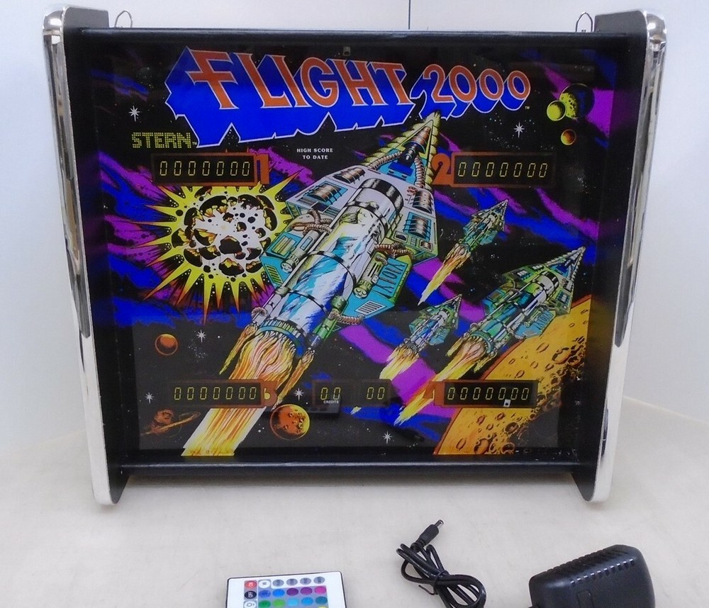 Stern Flight 2000 Pinball Head LED Display light box