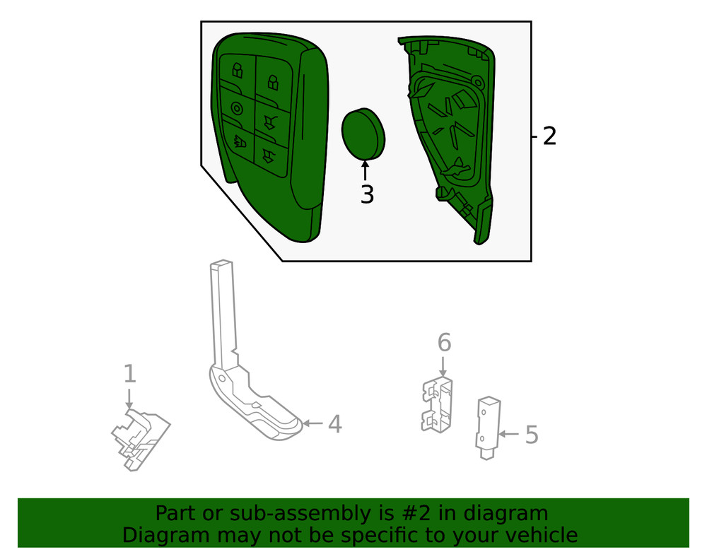 Genuine GM Transmitter 13560904