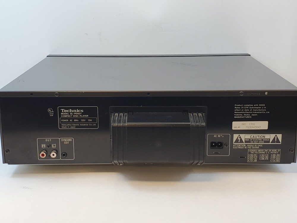 Technics SL-PD947 5 Disc Changer CD Player With Cords And Remote