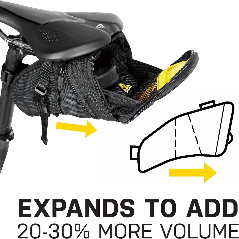 TC2262B Aero Wedge Pack with Strap Mount, Large , Black