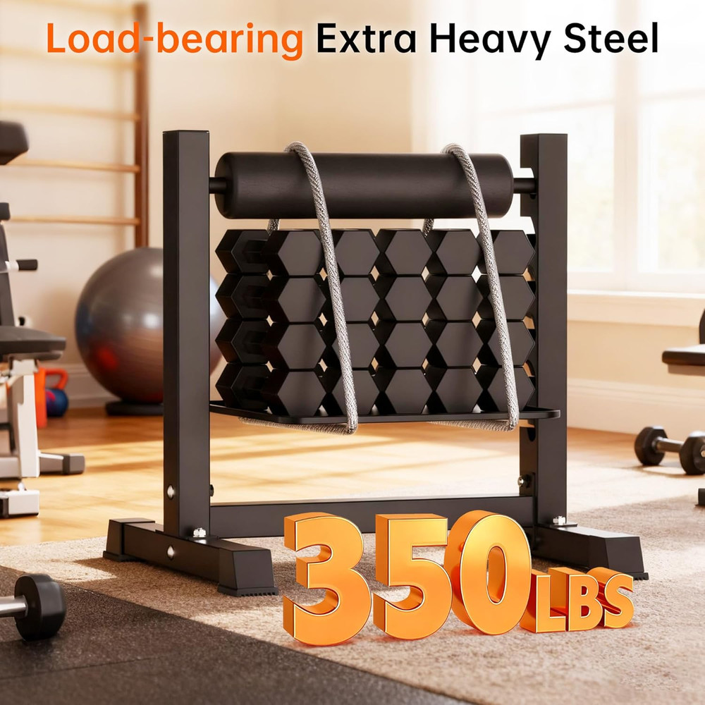 Bulgarian Split Squat Stand, 6-Level Adjustable Single Leg Squat Roller with 350