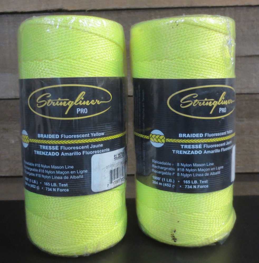 STRINGLINER BRAIDED MASON LINE REPLACEMENT ROLL 1000' - 2 ROLLS