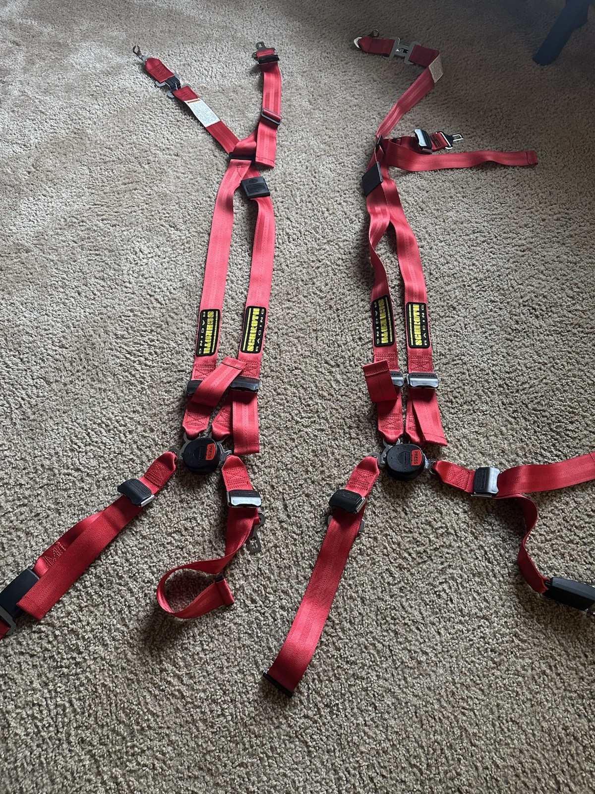 Schroth Profi II ASM FIA Approved 4 Point Race Seat Harness, Driver & Passenger