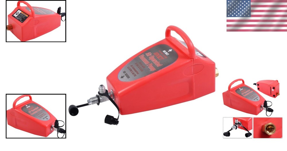 Multi-Purpose 4.2CFM Vacuum Pump - Fast Vacuum for Refrigerators & AC Systems