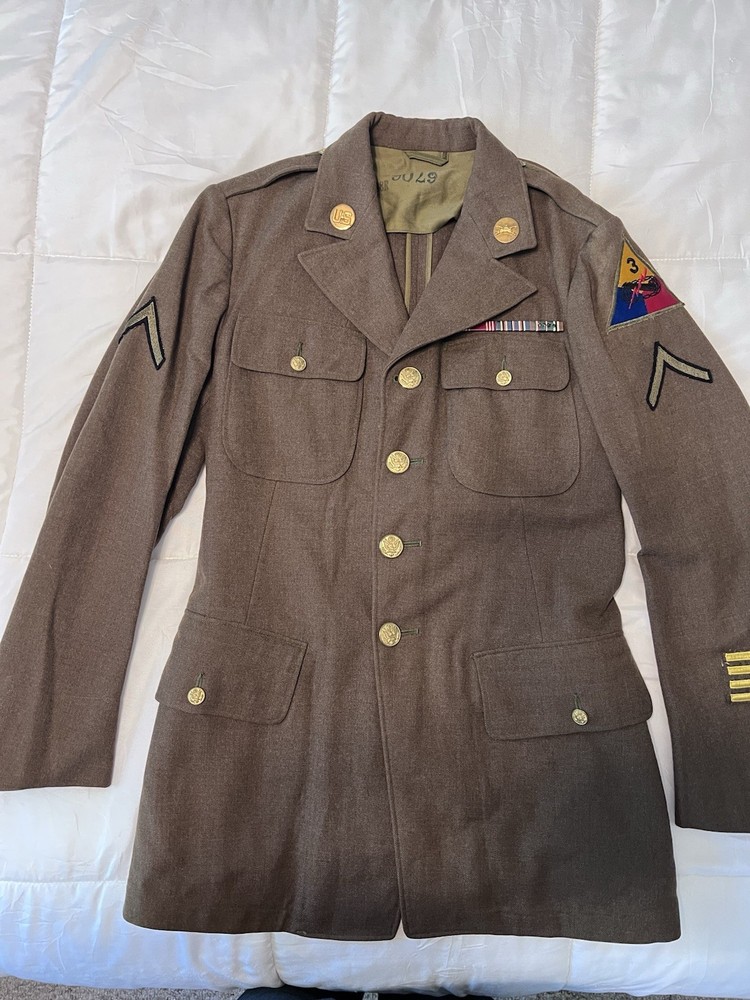 ww2 US Enlisted Uniform 3rd Armored Div.