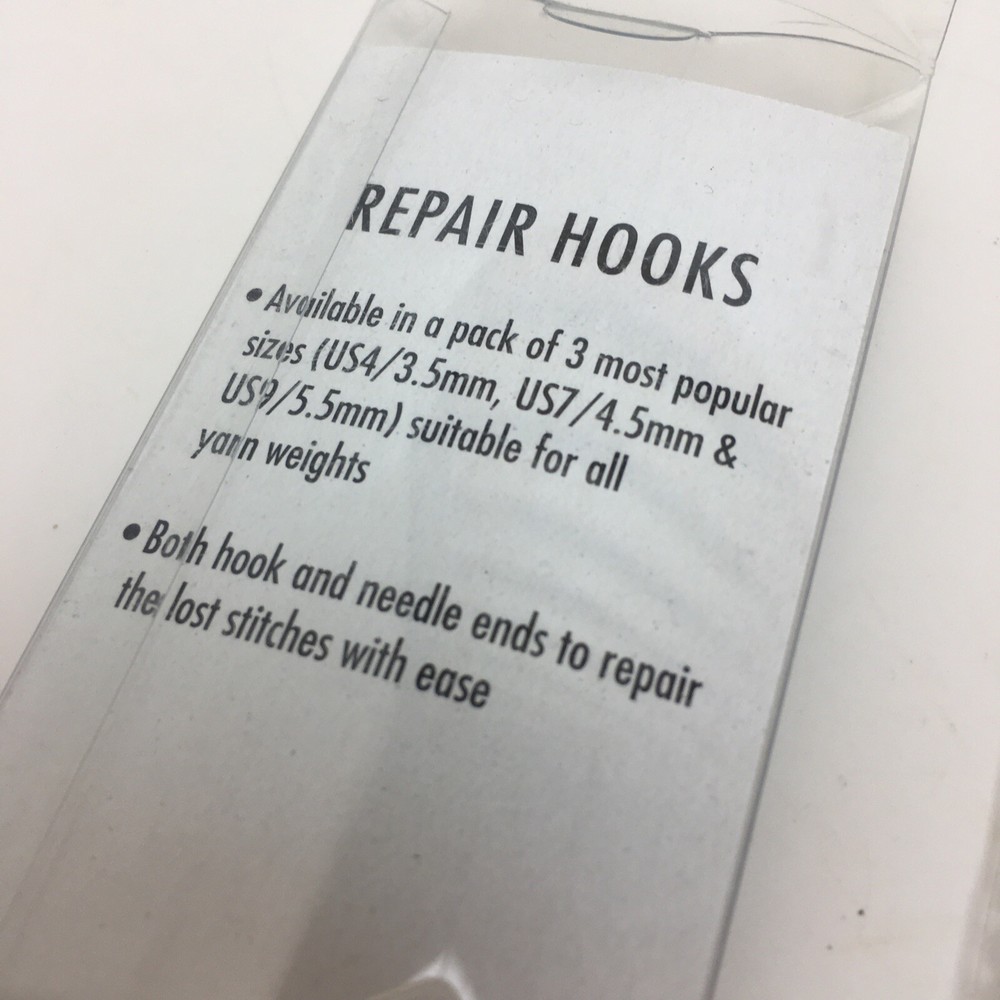 Knitter's Pride Repair Hooks & Wool Darning Needles Bundle Set