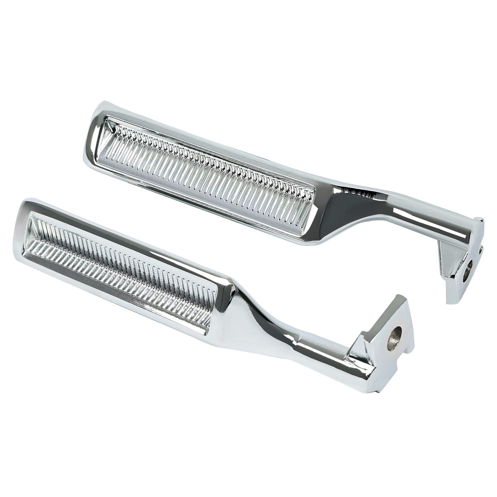 Chrome Metal Inside Interior Door Handle Pair For F-150 F-250 F-350 Bronco 87-96