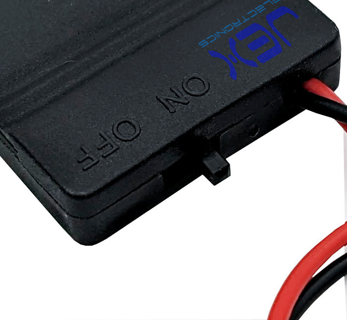 Single/1X CR2032 DIY Button Battery Holder Case Box 3V With Power Switch & Wire