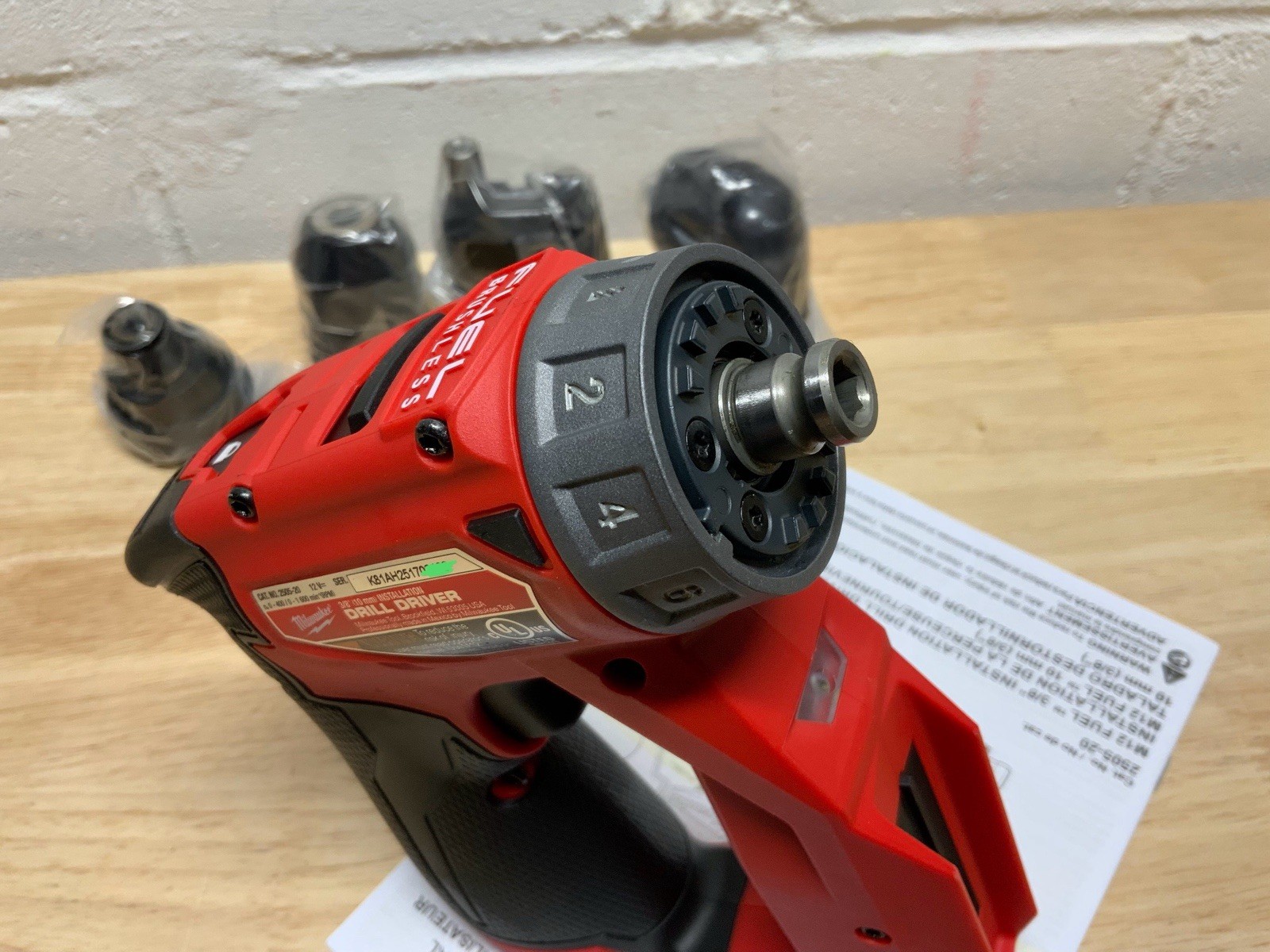 Milwaukee 2505-20 M12 FUEL 4-in-1 Installation Drill Driver - NEW FROM KIT