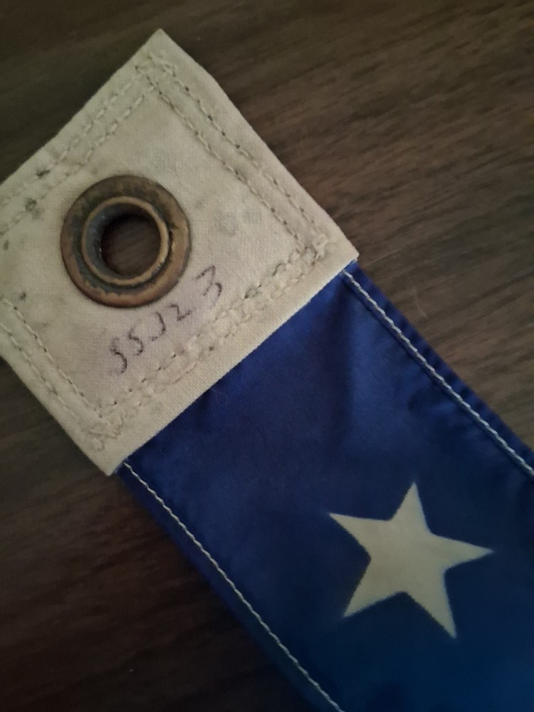 US Navy Commission Flag From Captain CK Schmidt
