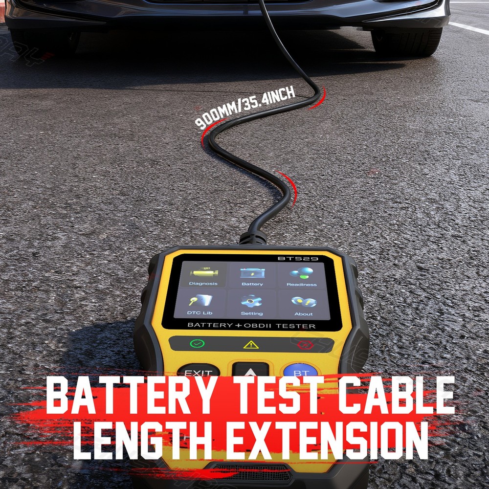 BT529 OBD2 Scanner OBD Code Reader Car Diagnostic Tool Check Engine Fault