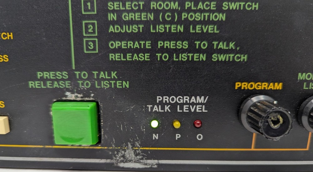 Bogen MCP35A Intercom Console Master Controller / Control Panel - Working *READ*