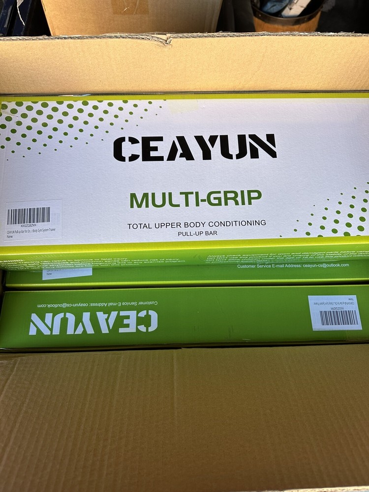 NEW Ceayun Multi-Grip Total Upper Body Conditioning Pull-Up Bar X002LRMFGD