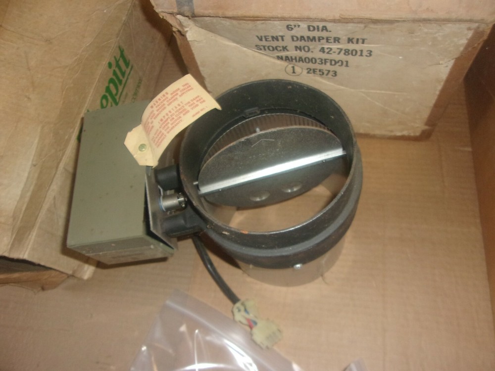 GRAINGER 6 INCH DIAMETER 2E573 VENT DAMPER KIT