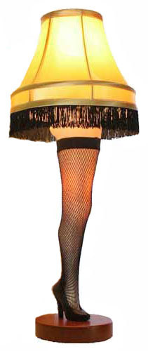 26" Deluxe Desktop Christmas Leg Lamp