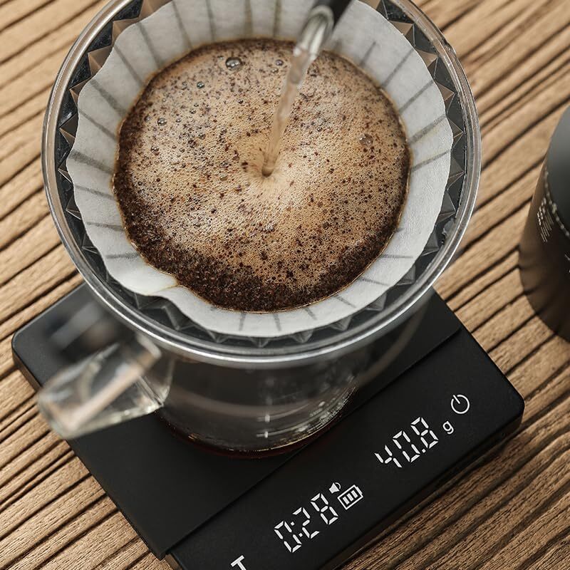 Espresso Scale with Timer, 0.1 g Accurate Weighing, 2 Modes, Black