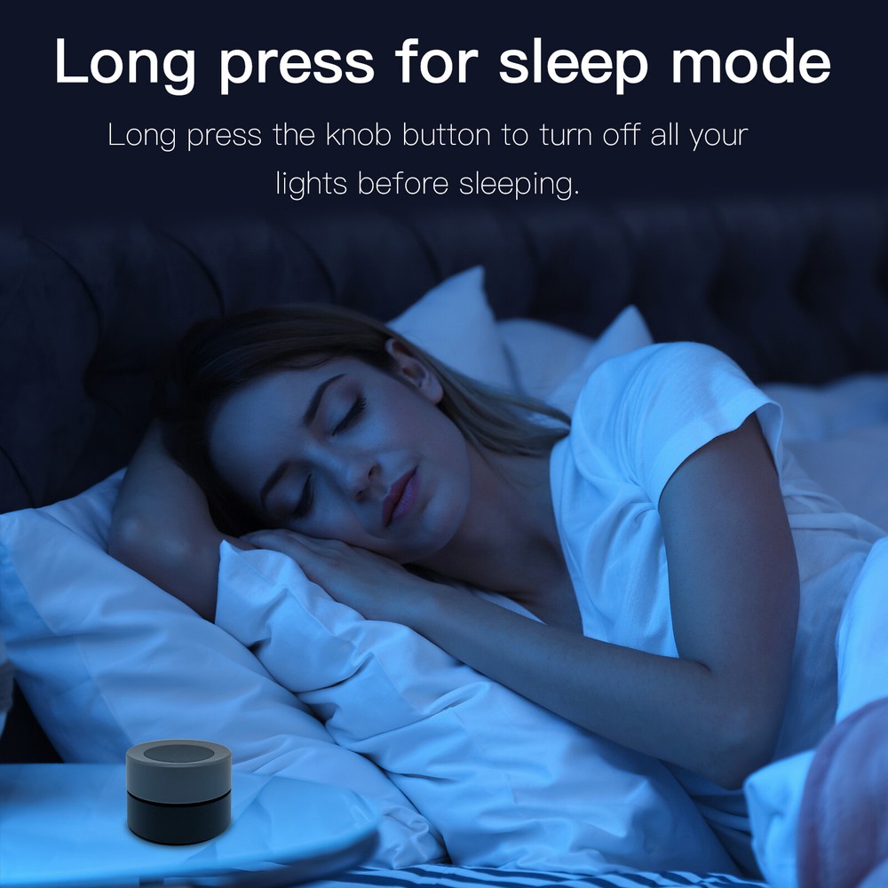 MOES Tuya ZigBee Smart Knob Switch Wireless Scene Switch Button Controller App